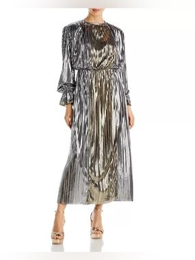 Sabina Musayev Gal Two Toned Dress